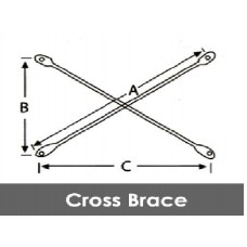 NEW CROSS BRACE   610 X 1928 X 0.9MM
